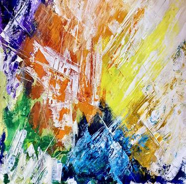 Original Abstract Expressionism Abstract Painting by Kal Soom