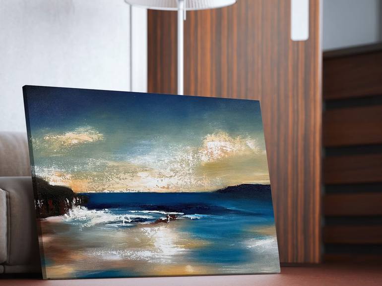 Original Abstract Expressionism Abstract Painting by Kal Soom