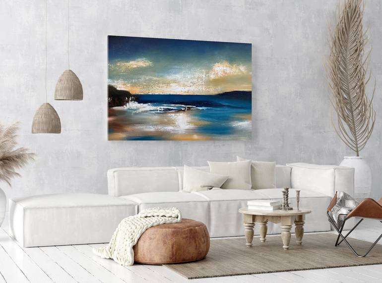 Original Abstract Expressionism Abstract Painting by Kal Soom