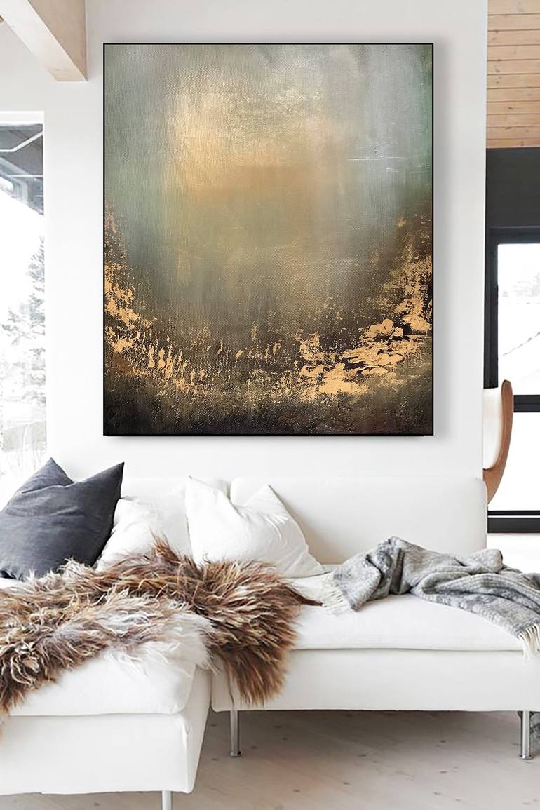Original Abstract Expressionism Abstract Painting by Kal Soom