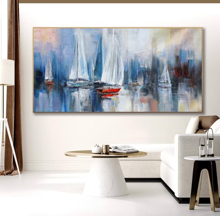 Original Abstract Expressionism Abstract Painting by Kal Soom