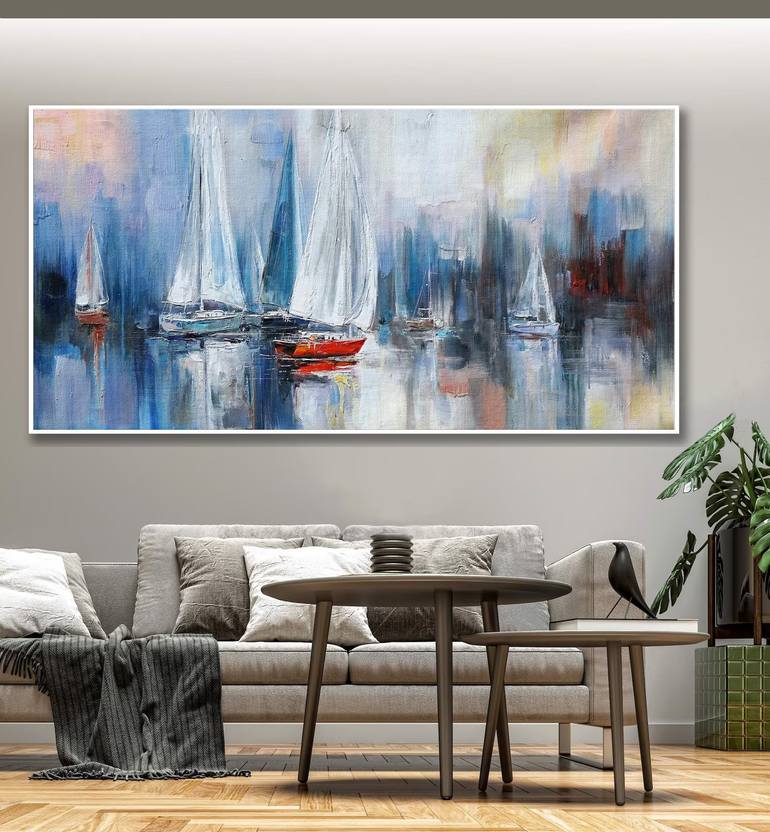 Original Abstract Expressionism Abstract Painting by Kal Soom