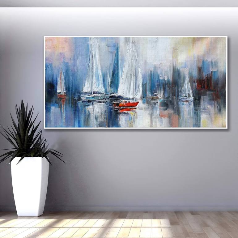 Original Abstract Expressionism Abstract Painting by Kal Soom