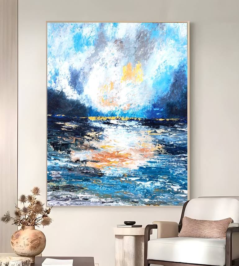 Original Abstract Expressionism Abstract Paintings by Kal Soom