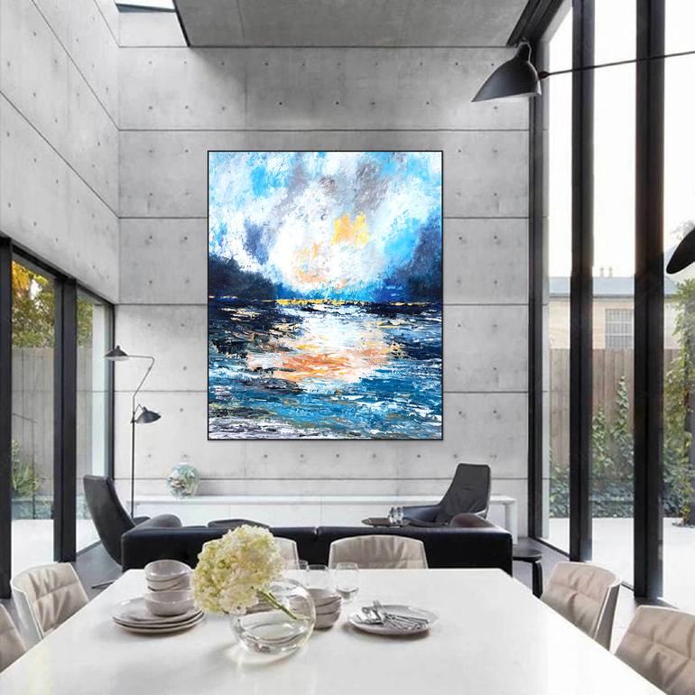 Original Abstract Expressionism Abstract Painting by Kal Soom