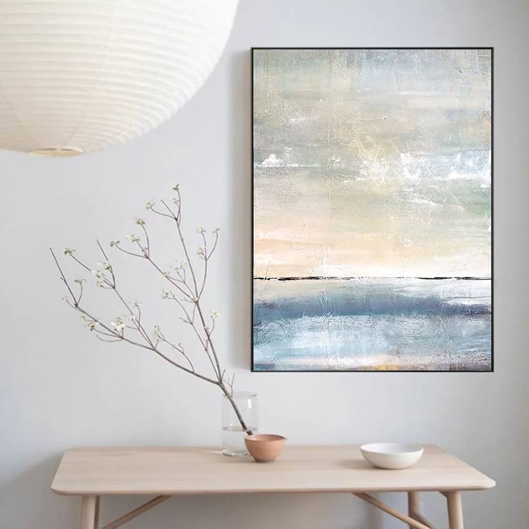 Original Art Deco Abstract Painting by Kal Soom