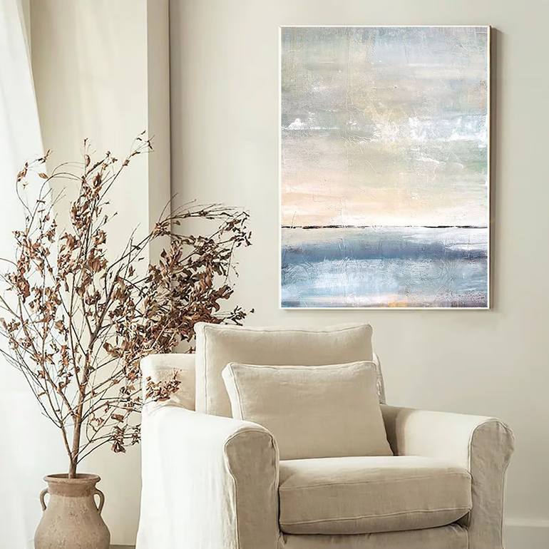 Original Art Deco Abstract Painting by Kal Soom