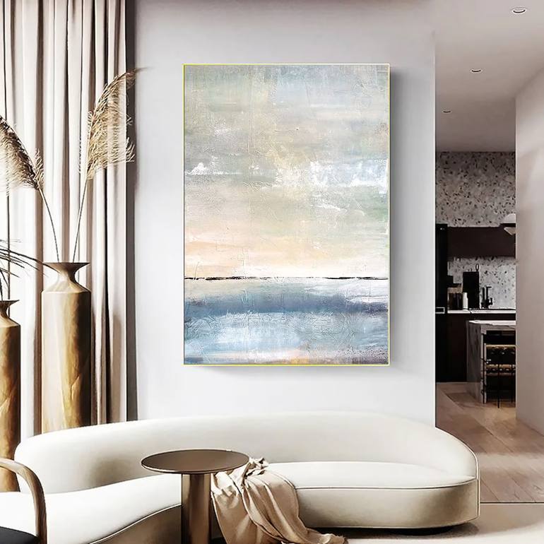Original Art Deco Abstract Painting by Kal Soom