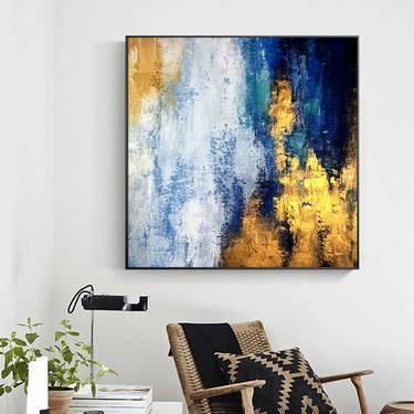 Original Abstract Expressionism Abstract Painting by Kal Soom