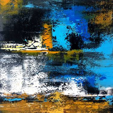 Original Abstract Expressionism Abstract Painting by Kal Soom