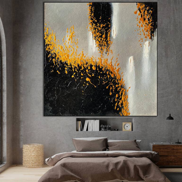 Original Art Deco Abstract Painting by Kal Soom