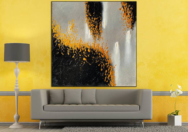 Original Abstract Painting , Modern Wall Decor, Oversized Wall Art,  Housewarming gift, Acrylic Painting, Large Canvas Art, Textured -LV-049  Painting by Kal Soom