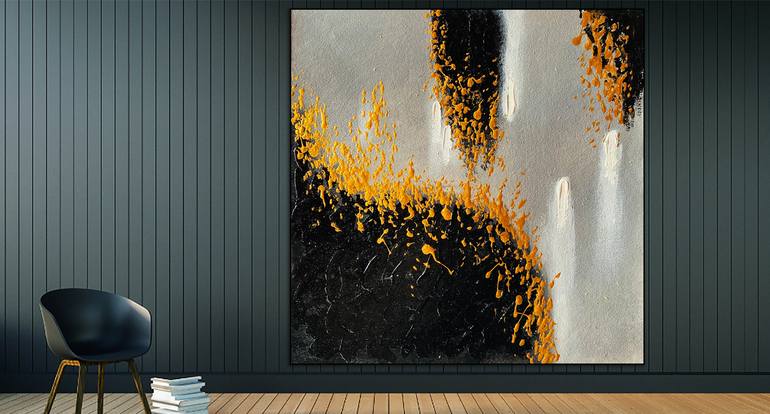 Original Art Deco Abstract Painting by Kal Soom