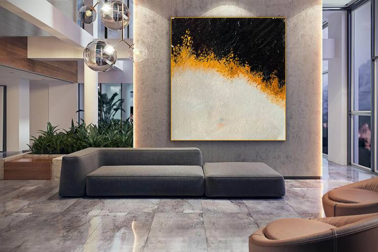 Original Art Deco Abstract Painting by Kal Soom