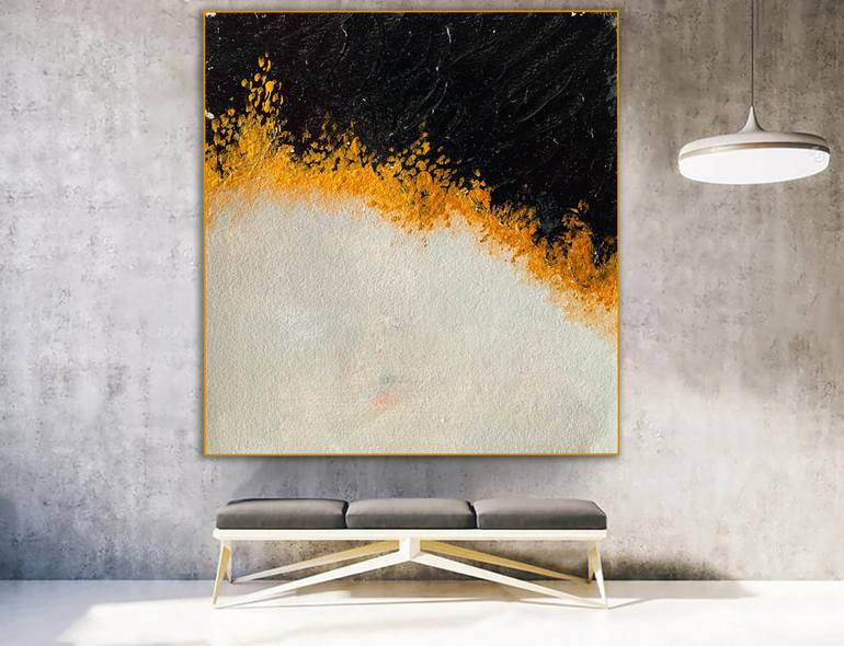 Original Art Deco Abstract Painting by Kal Soom