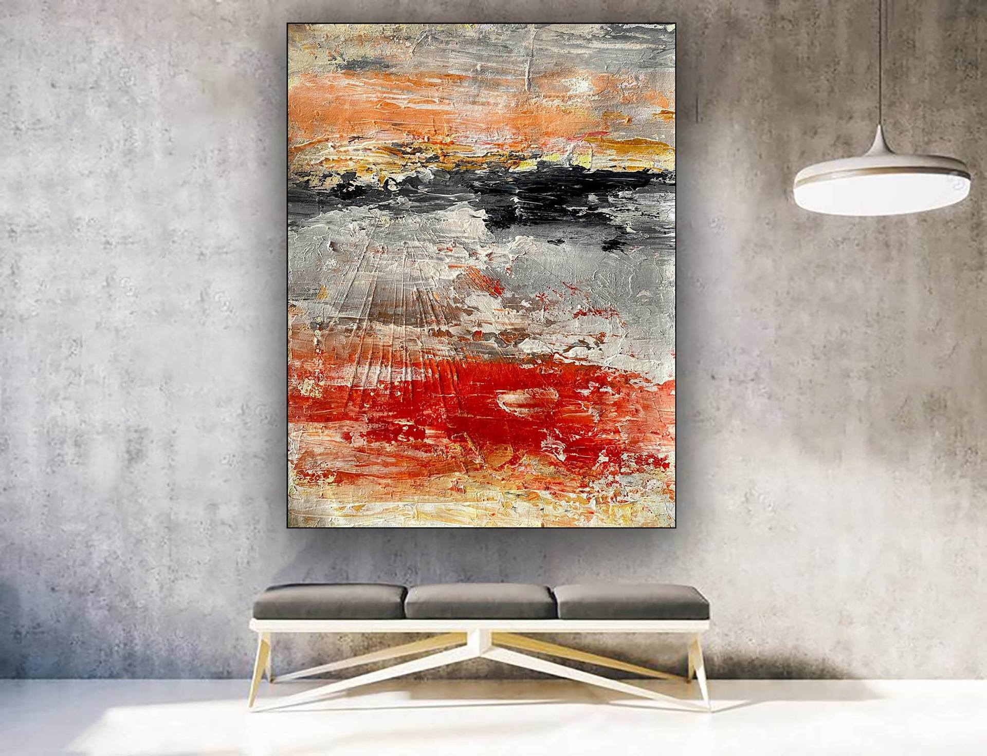 Large Abstract Art-Original Art,Art Deco,Living Room Wall Art,Large Wall  Art,Modern Decor,Custom Art, Large Canvas Art, Huge Wall Art Painting by  Kal Soom