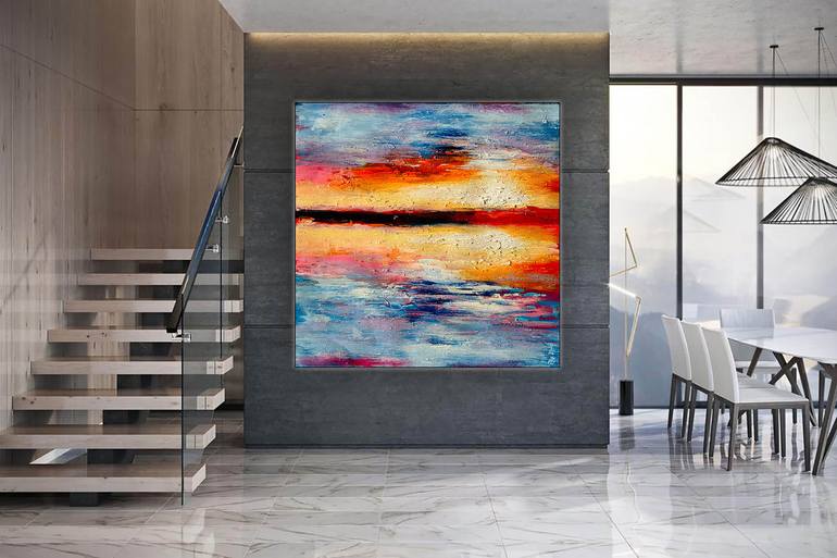 Original Abstract Expressionism Abstract Painting by Kal Soom