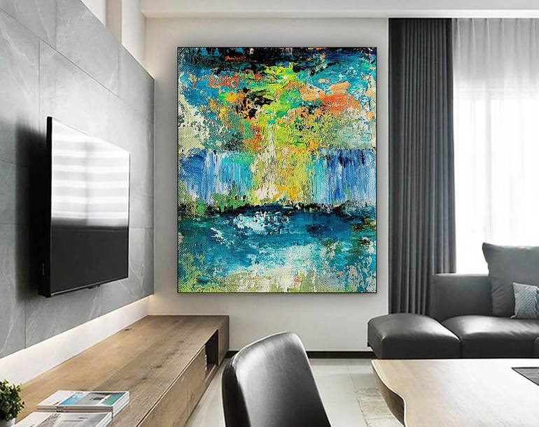 Original Abstract Painting by Kal Soom
