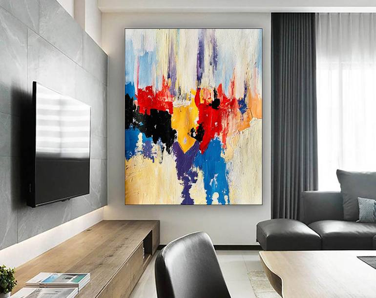 Original Abstract Painting by Kal Soom