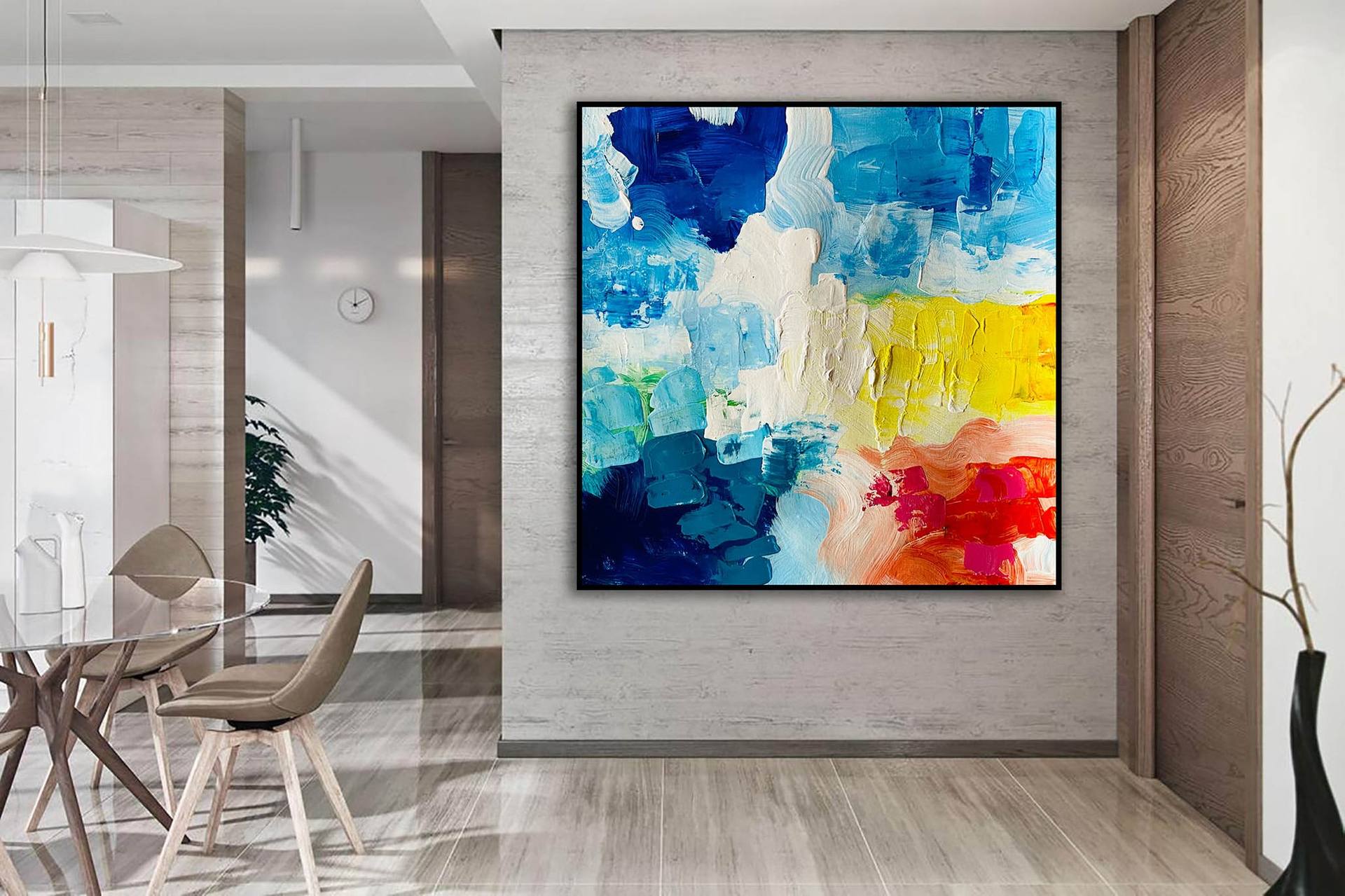 Wall Decor, Abstract Painting, Modern Room Decor, Wall Hangings