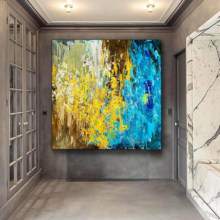 Abstract Painting, Modern Room Decor, Wall Hangings, Unique Wall Art ...