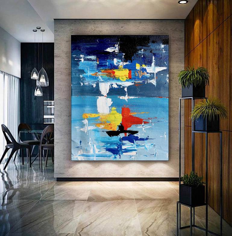 Abstract Art Oil Painting - Large Wall Decor, Abstract Paintings On ...