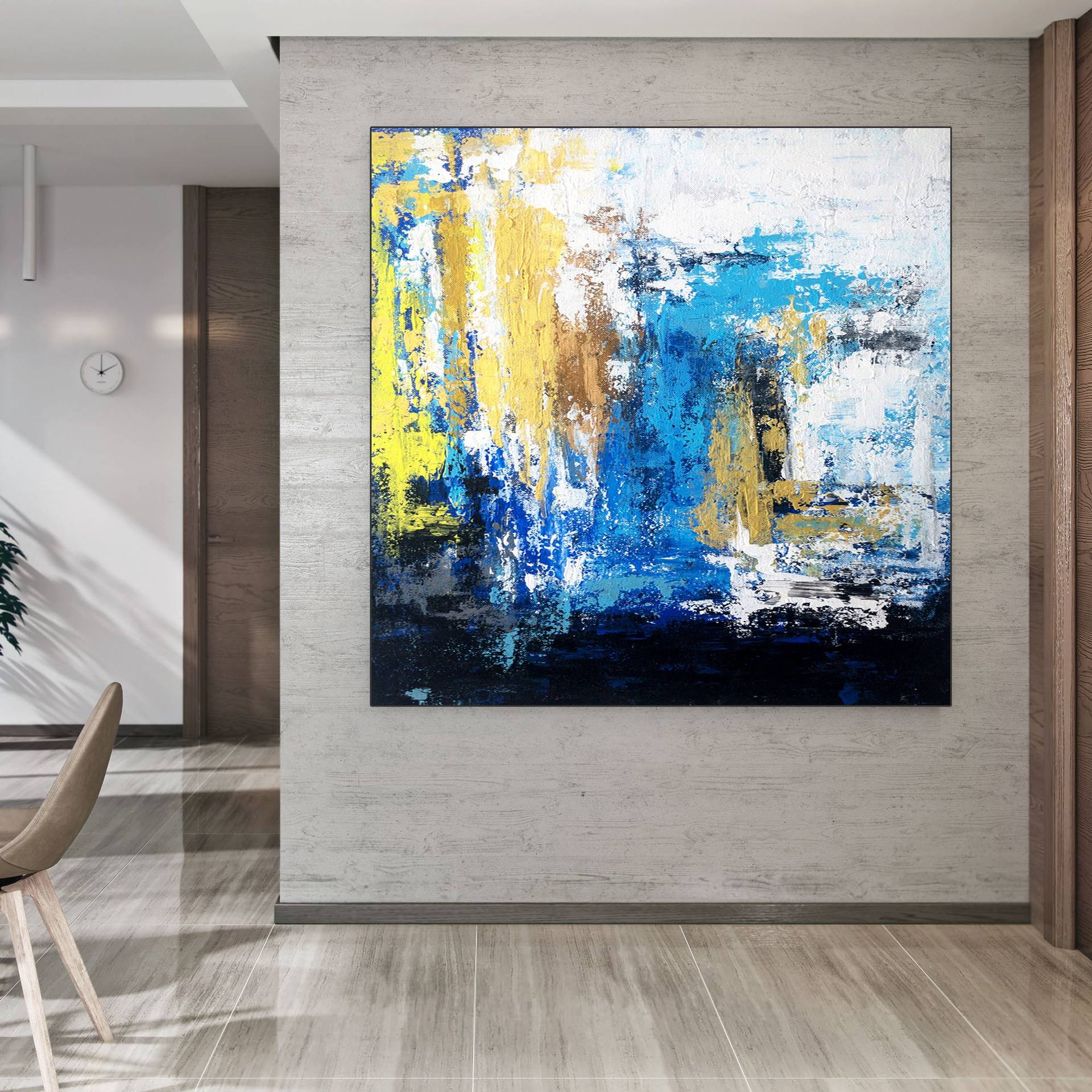 Modern Wall Art | Abstract | Office Painting | Wall Art | Large Abstract Canvas | Contemporary Art | Oil painting on canvas Model