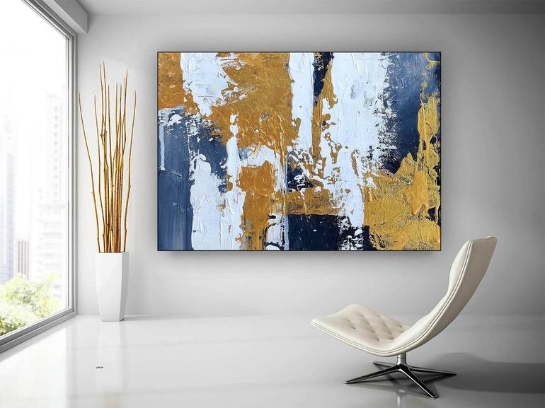 Original Fine Art Abstract Painting by Kal Soom