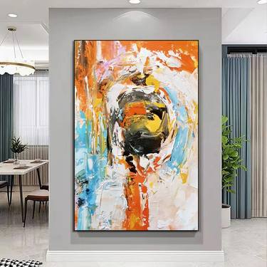 Original Abstract Painting, Original Abstract Wall art SN15 thumb