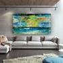 Colorful Abstract Painting for Large Wall Decor