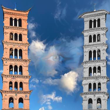 Saatchi Art Artist Beniamino Forestiere; Photography, “DREAM N° 143  EYE AND TOWERS - Limited Edition of 10” #art