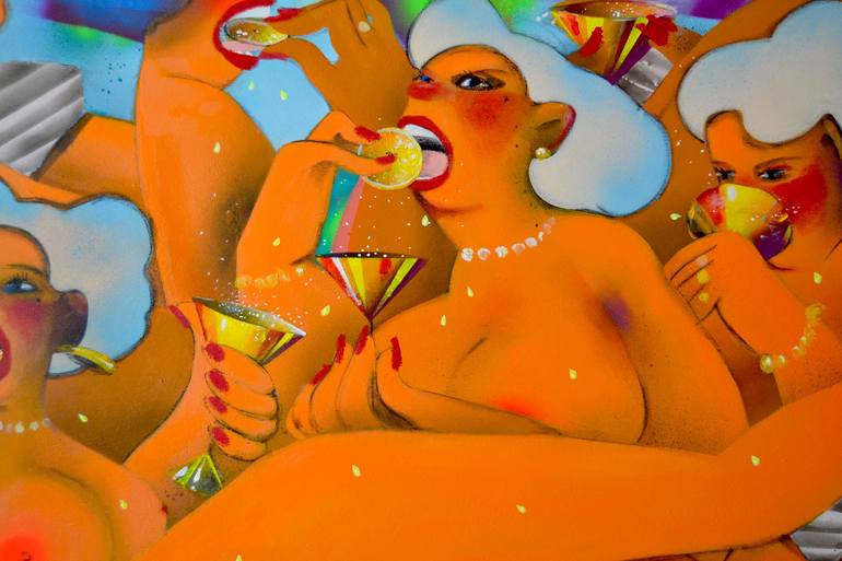 Original Contemporary Nude Painting by Yana Medow