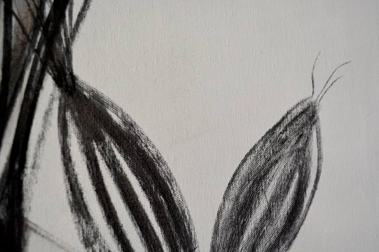 Original Abstract Botanic Drawing by Yana Medow