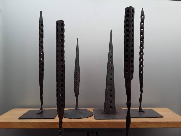 Original Figurative Architecture Sculpture by Jean-Luc Bertel