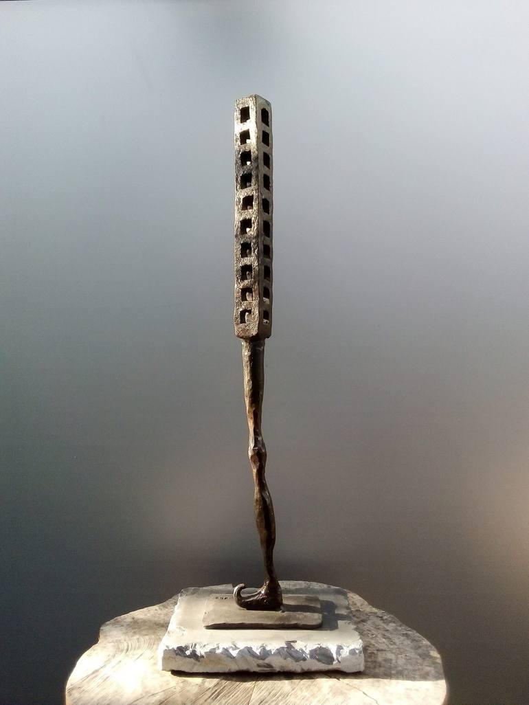 Original Figurative Architecture Sculpture by Jean-Luc Bertel