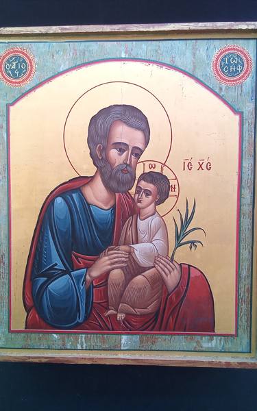 St Joseph with Jesus child thumb