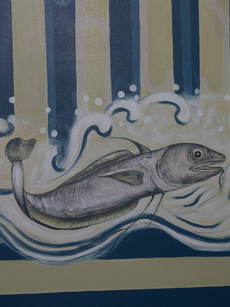 Original Fish Painting by Klimovich Eleonora
