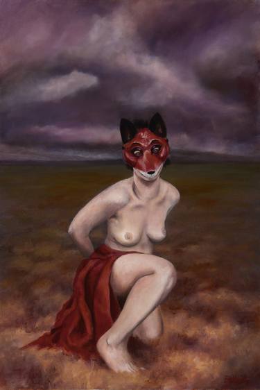 Original Surrealism Nude Paintings by Sandra Bottinelli