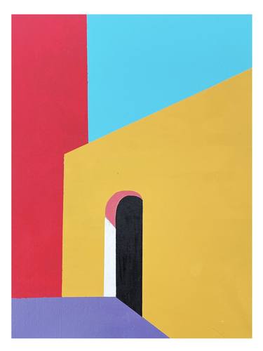Print of Architecture Paintings by Monica Griffin