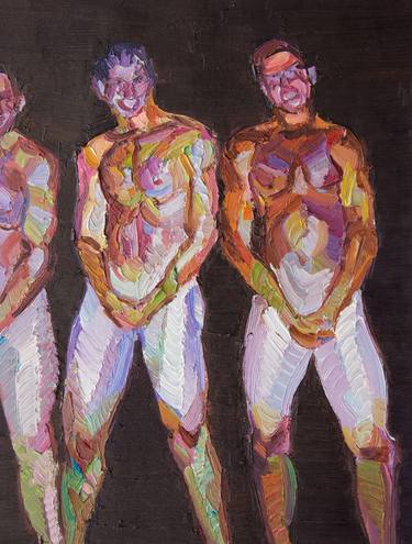 Original Expressionism Nude Paintings by Pikant Vas