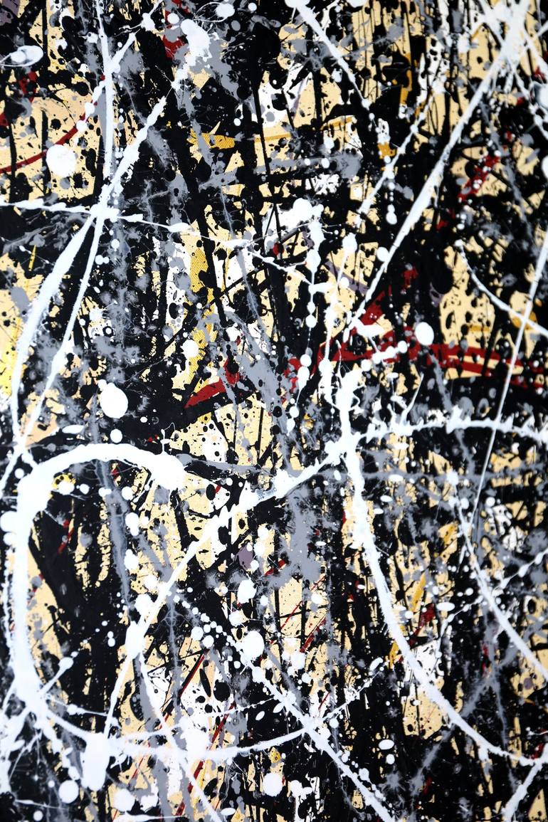 Original Abstract Expressionism Abstract Painting by Andre Candeias