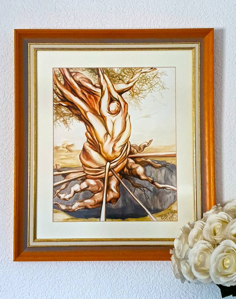 Original Expressionism Nature Painting by Isabel Castello Ocampos