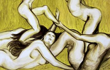 Print of Nude Drawings by Isabel Castello Ocampos