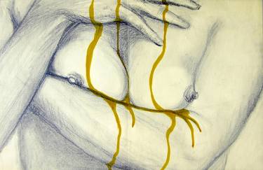 Original Expressionism Nude Drawings by Isabel Castello Ocampos