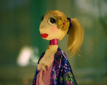 Pouppette en  Boudoir Handmade Art Doll thumb