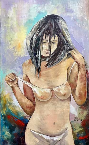 Original Figurative Nude Paintings by Hovik Muradian