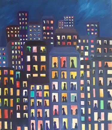Print of Expressionism Architecture Paintings by Marianne Ando