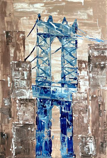 Original Figurative Abstract Painting by Zelena Svitlana