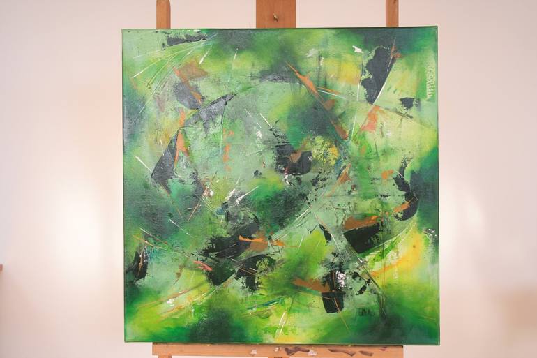 Original Abstract Expressionism Abstract Painting by Tetiana Maslyk