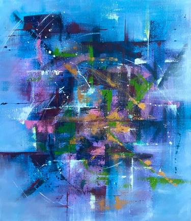 Original Abstract Expressionism Abstract Paintings by Tetiana Maslyk